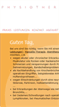 Mobile Screenshot of krankengymnastik-mooswald.de